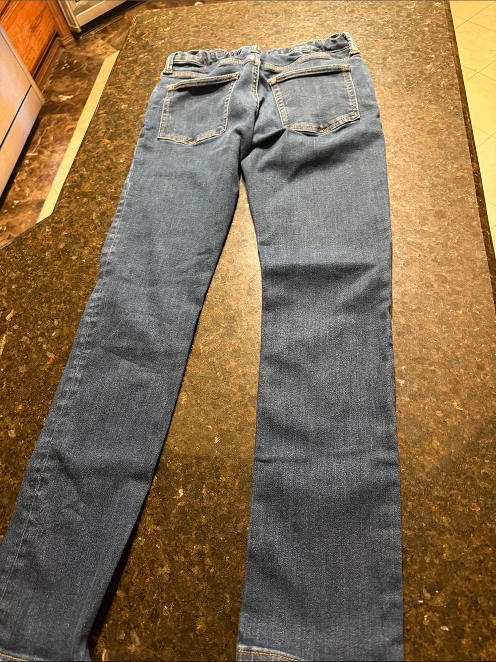 GAP Girls Blue Straight-Leg Jeans